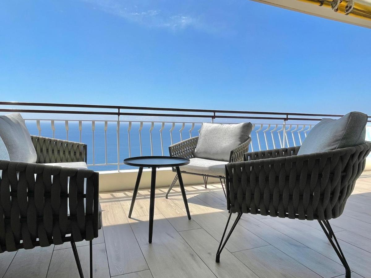 Mybluevista Luxury Panoramic Sea View Apartments Cap D Ail Near Monaco Cap-d'Ail Exteriér fotografie